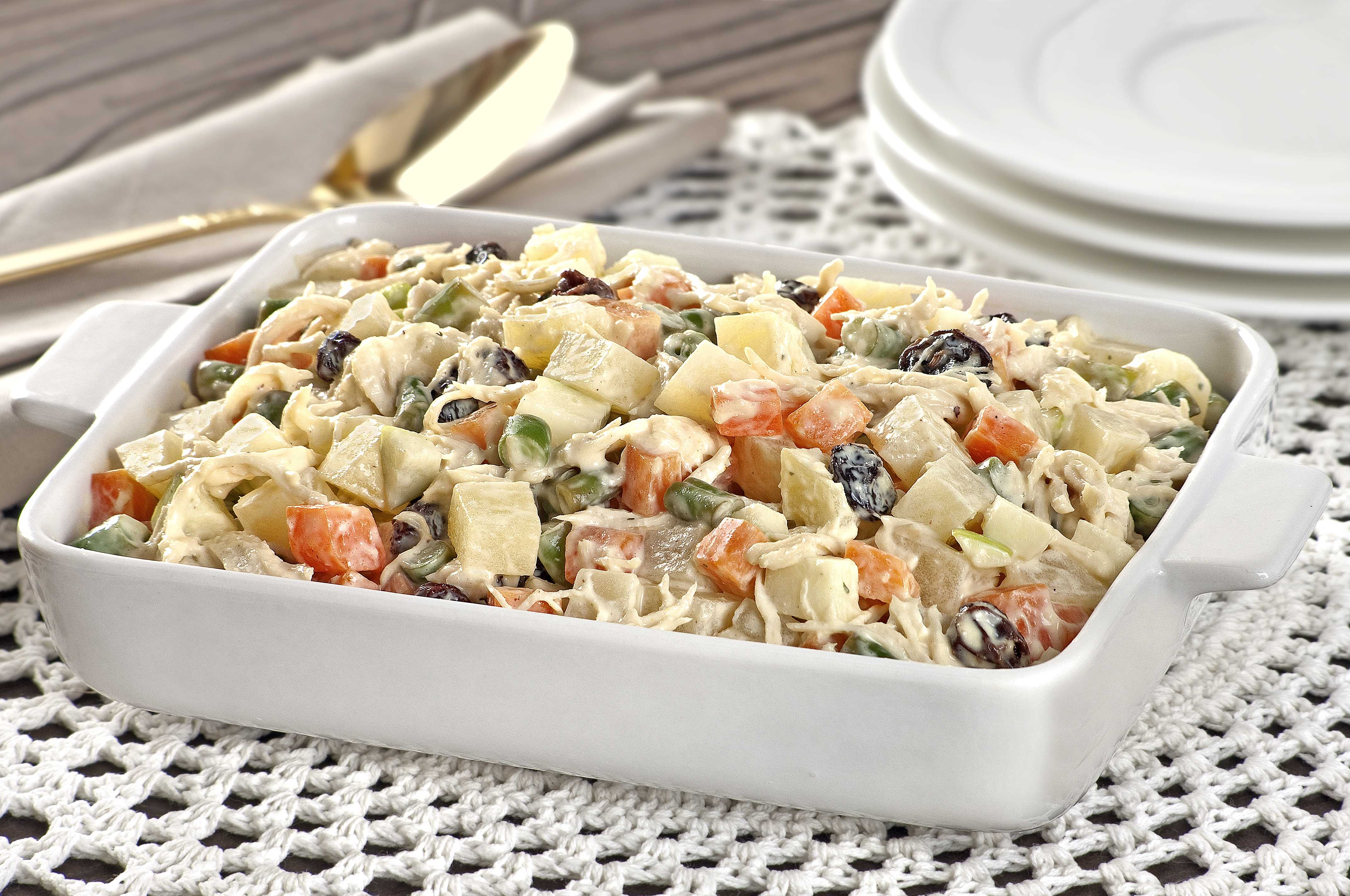 5 receitas de Salpicão de Frango para arrasar nas festas de fim de ano