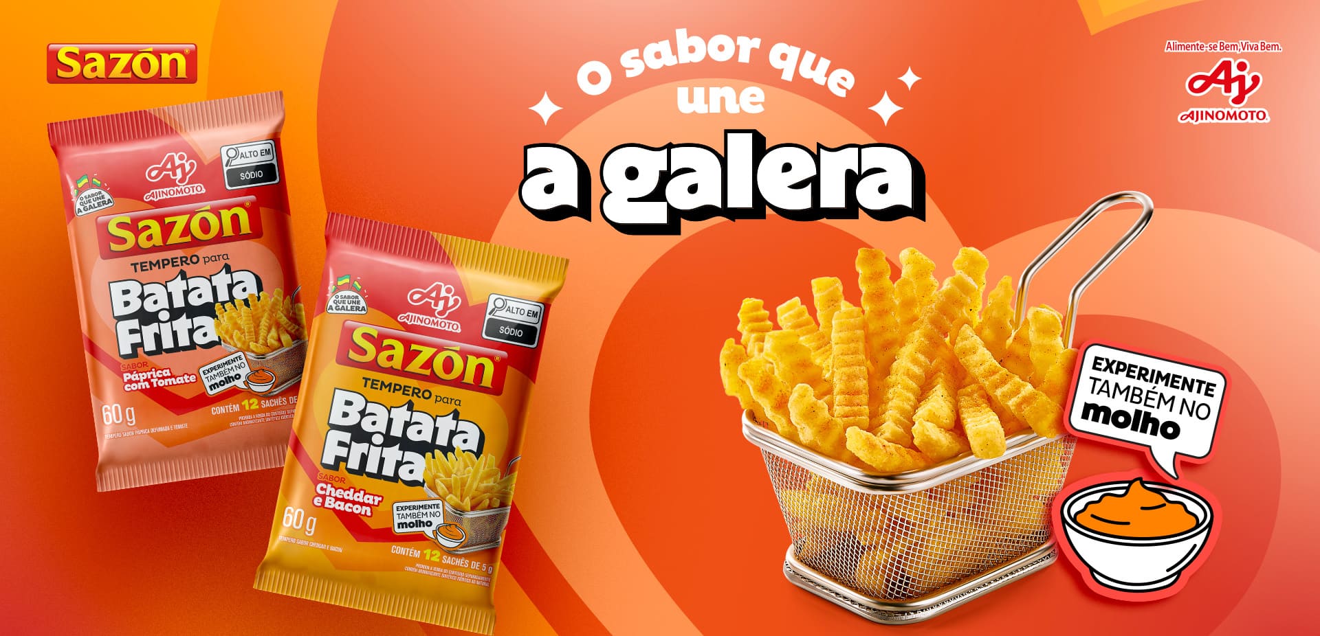 Tempero SAZÓN® para Batata Frita