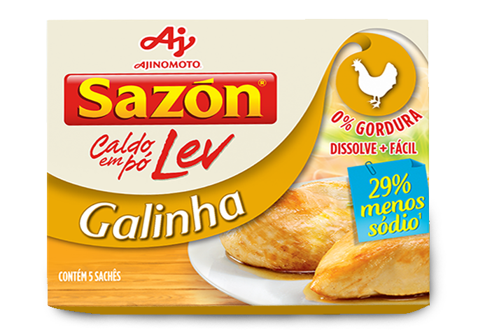 Imagem do Produto Tempero SAZÓN SAZÓN® Caldo Lev Galinha Imagem do Produto Tempero SAZÓN SAZÓN® Caldo Lev Galinha