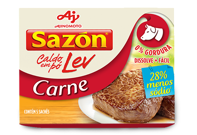 Imagem do Produto Tempero SAZÓN SAZÓN® Caldo Lev Carne Imagem do Produto Tempero SAZÓN SAZÓN® Caldo Lev Carne