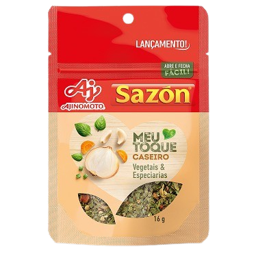 Tempero SAZÓN® Meu Toque Caseiro Sachê