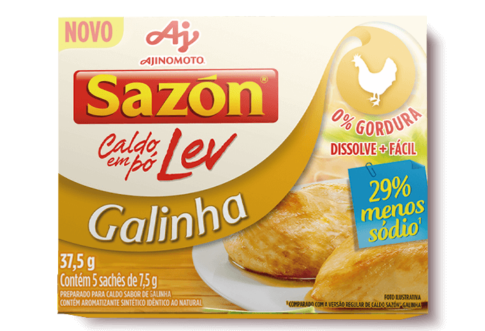 Imagem do Produto Tempero SAZÓN SAZÓN® Caldo Lev Galinha