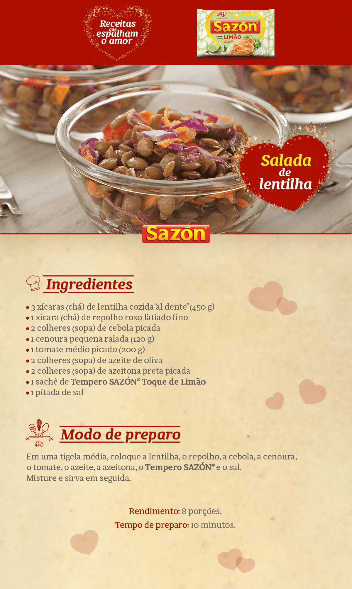 Salada de Lentilhas