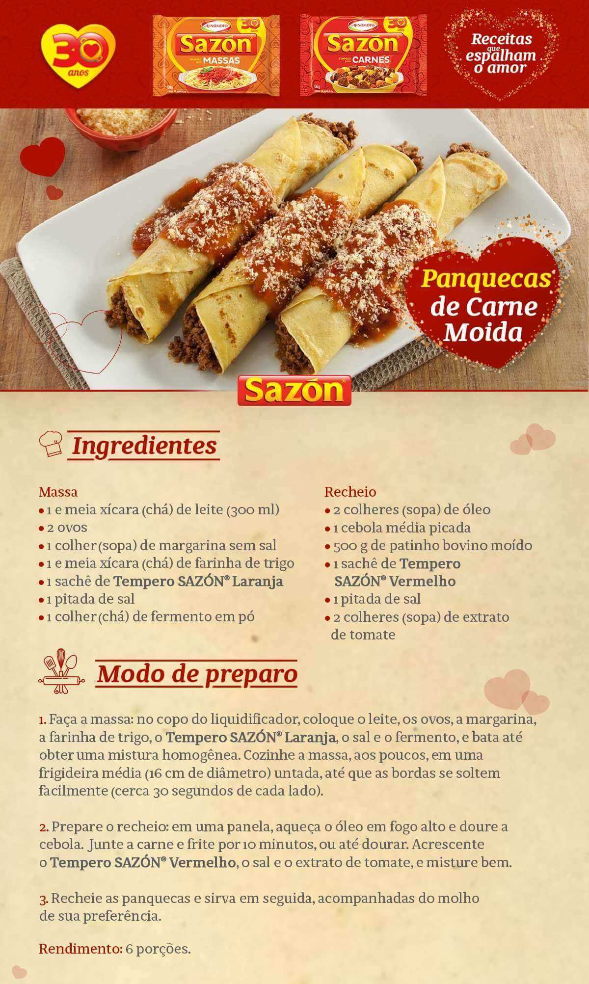 Panqueca de Carne Moída