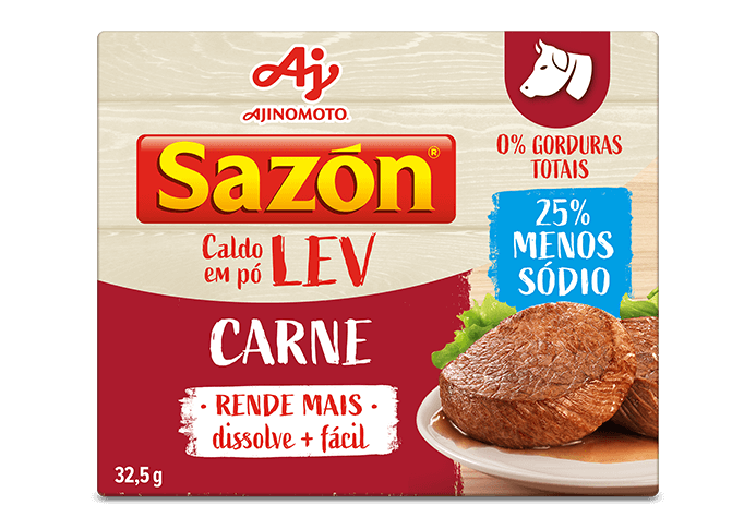 Imagem do Produto Tempero SAZÓN Caldo em pó SAZÓN® Lev Carne Imagem do Produto Tempero SAZÓN Caldo em pó SAZÓN® Lev Carne