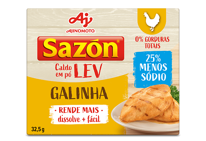 Imagem do Produto Tempero SAZÓN Caldo em pó SAZÓN® Lev Galinha